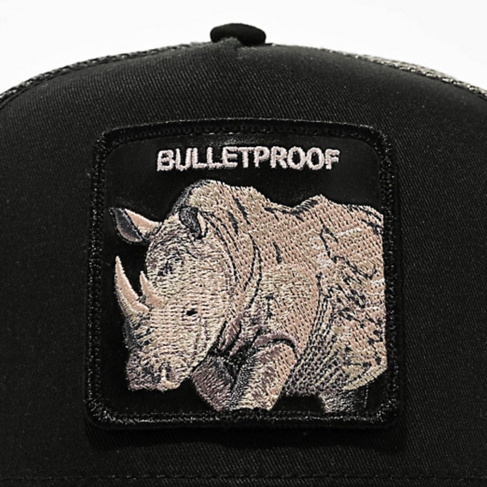 Goorin Brothers Bulletproof Black & Grey Trucker Hat - Picture 9 of 13